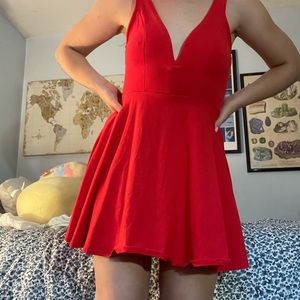 EXPRESS RED DRESS/ROMPER